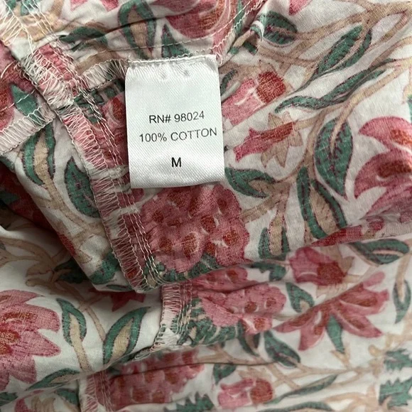 Caroline Constas Strawberry Print Floral Dress Size Medium - Picture 10 of 10